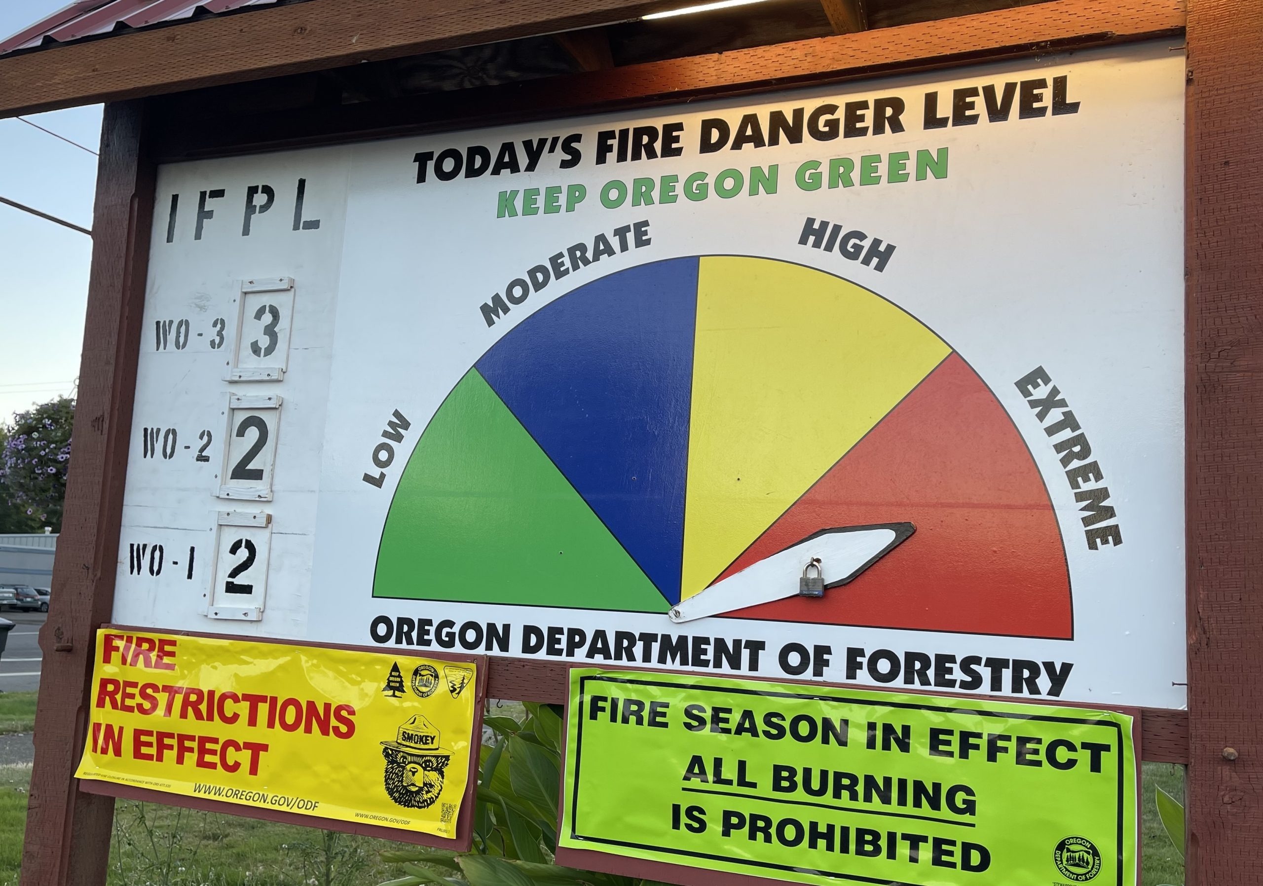 Region moves to extreme fire danger beginning Saturday - Philomath News