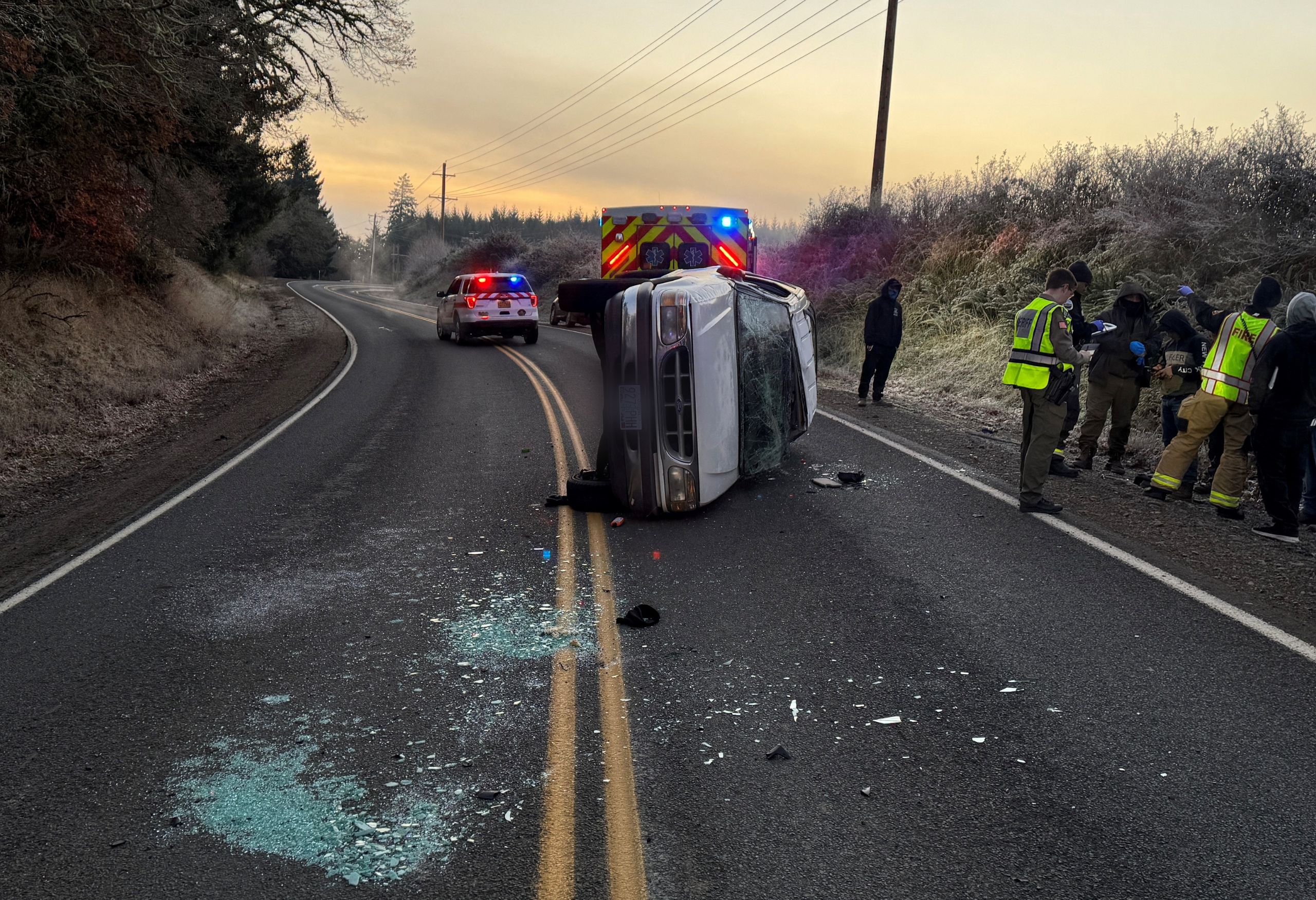 Icy roads lead to crashes in the area - Philomath News
