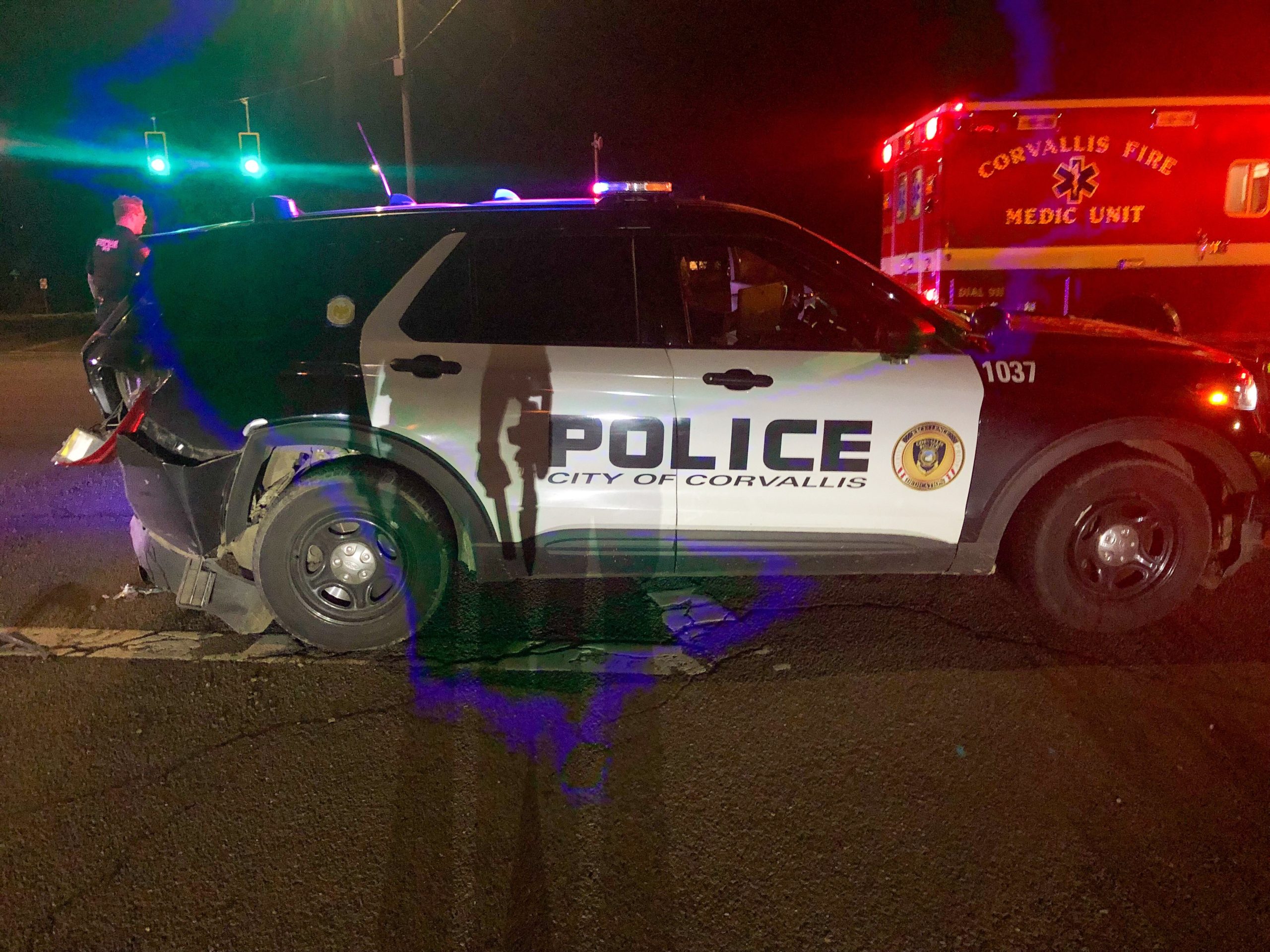 Driver arrested for DUII after crashing into police car Philomath News