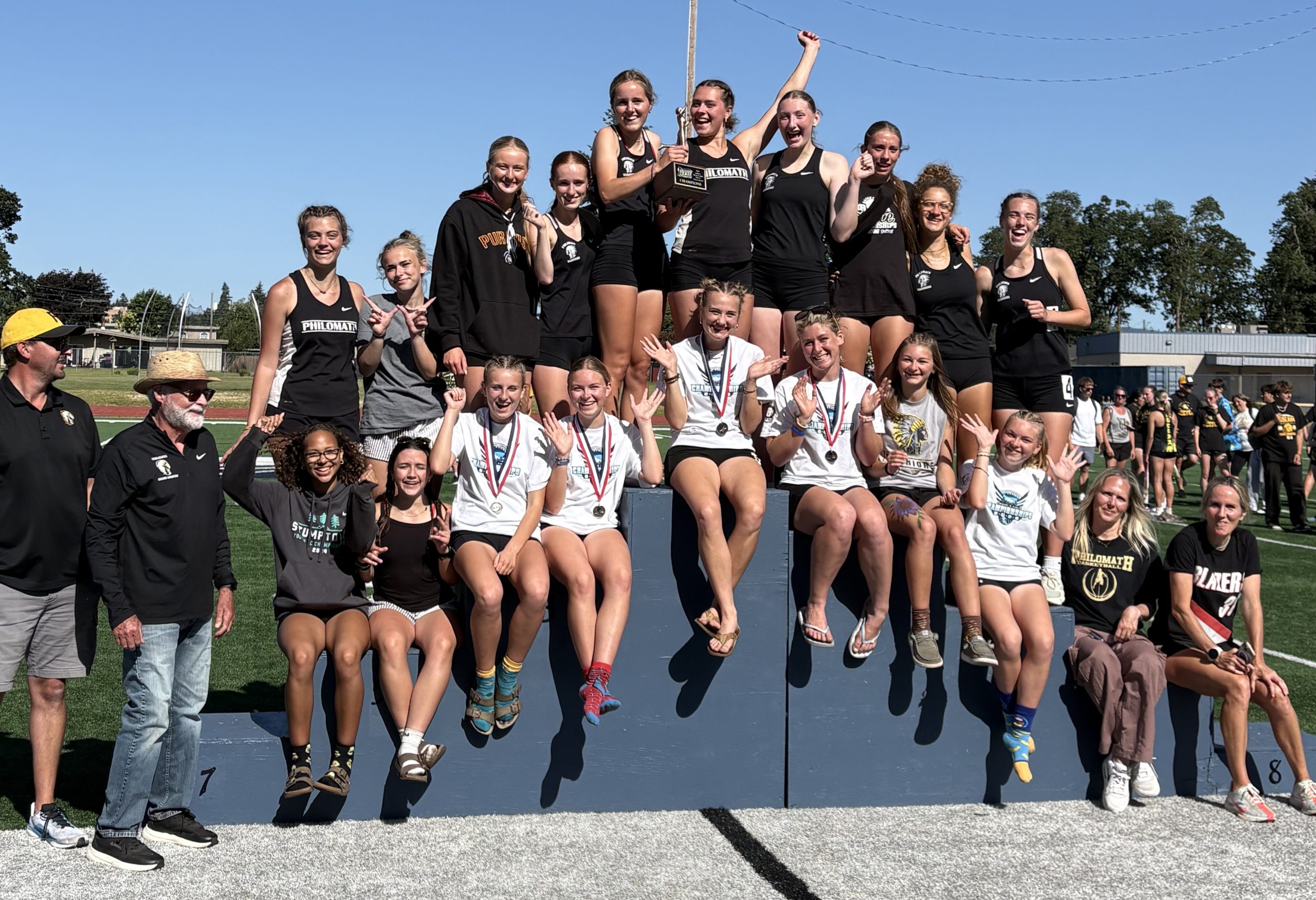 Philomath track and field girls win ninth straight conference title ...
